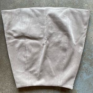 Aritzia suede skirt